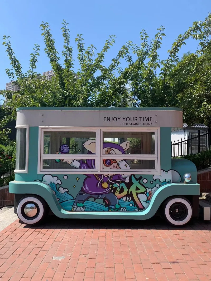 Customized 12ft Fully Equipped Food Trailer – Restaurant Kitchen Catering