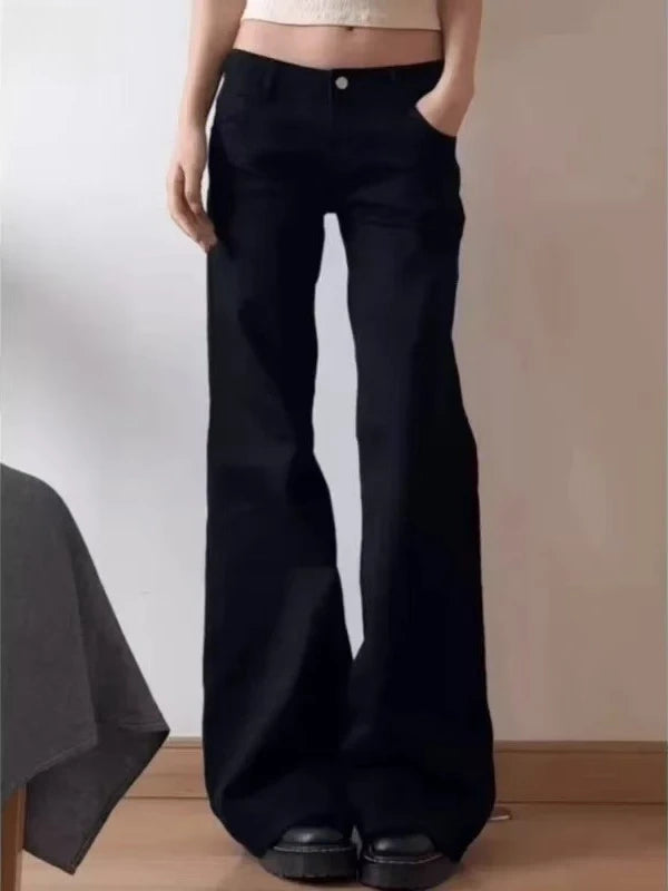 2000s American Vintage Pants Women Casual Y2k Thin Sportwear Y2k Clothing Retro Trouser Casual Chic Retro Harajuku Jeans Female