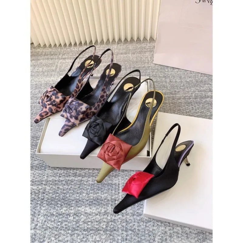 2026 High-heel cm Shoes for Women Size New Fashion Pointed Sandals Summer Shoes Sandalias De Mujer