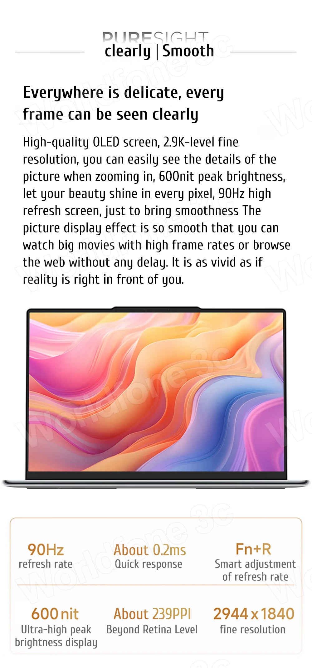 Lenovo YOGA Air14s 14.5" 2.9K OLED Touch - Ryzen 7 7840S