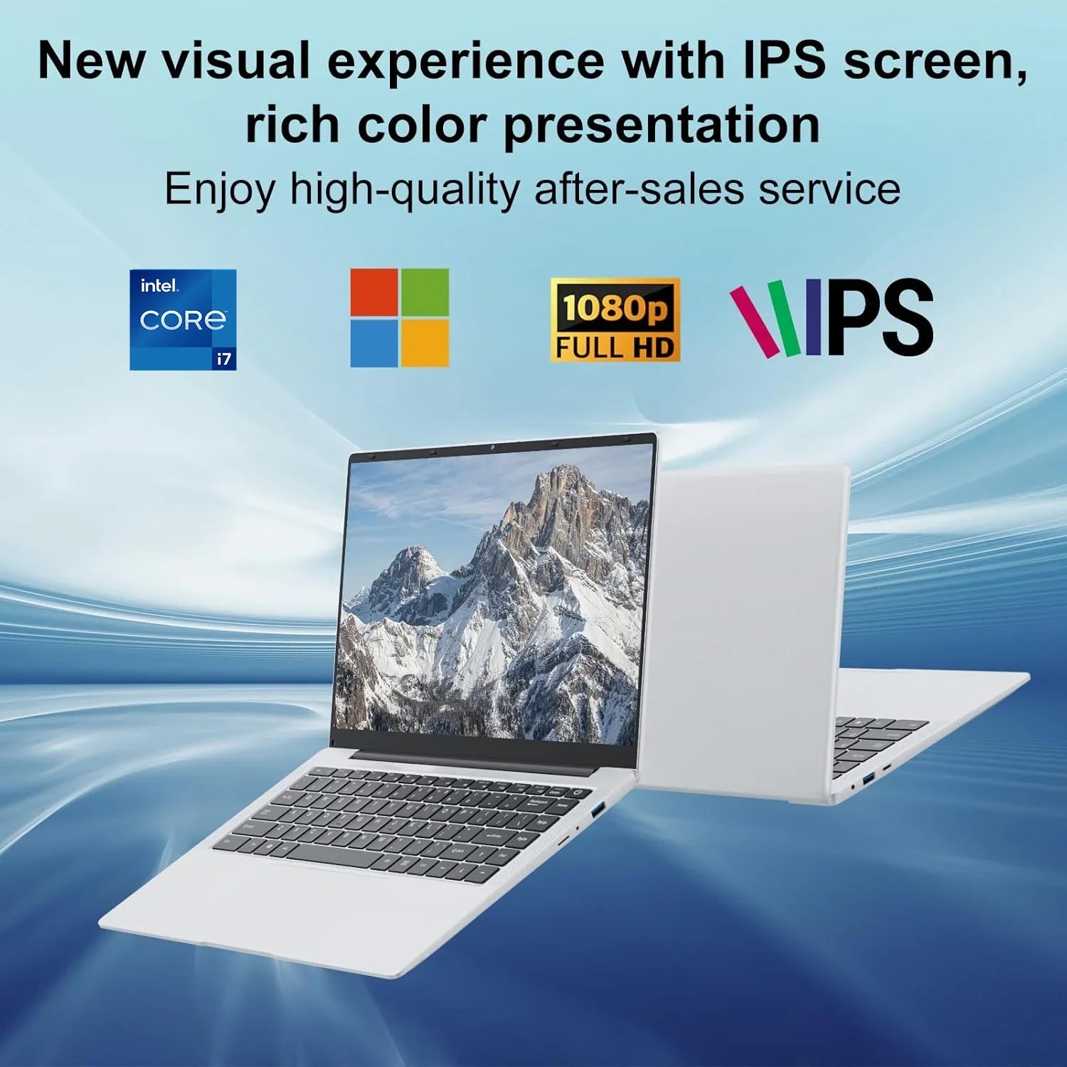 14.1" Office Laptop - Lightweight Windows 11 Pro for Work & Study