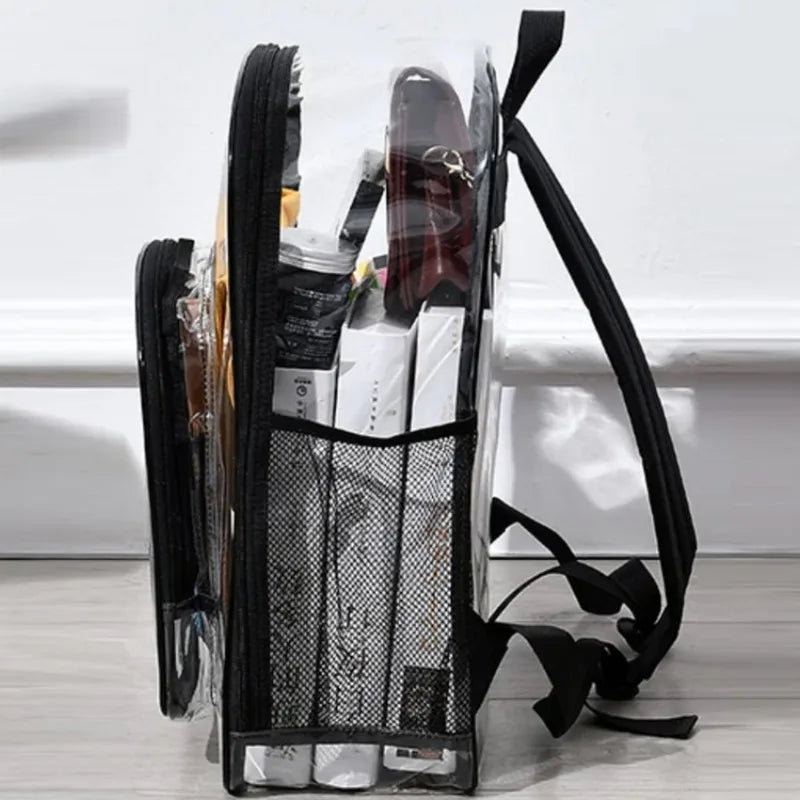 Transparent School Backpack Clear