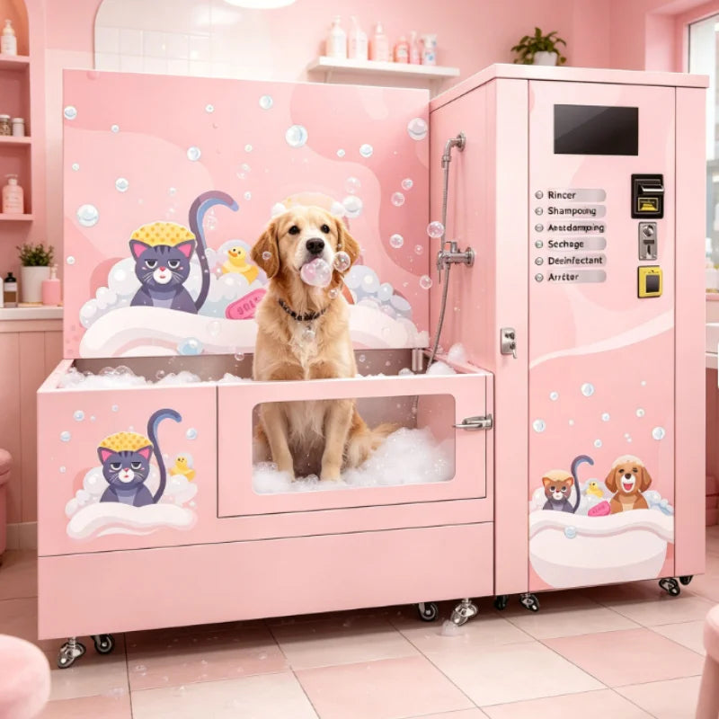 Pet Washing Machine - 6500 W - Stainless Steel
