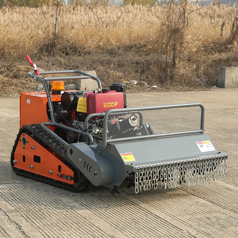 REMOTE LAWN MOWER - 800 mm Cut, 0–50° Gradient - Slope-Ready Grounds