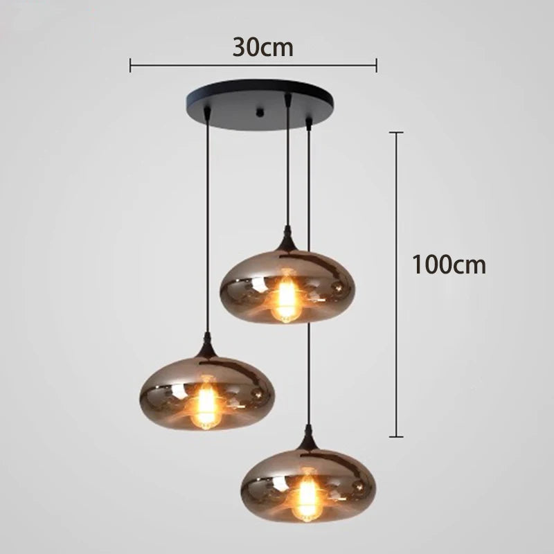 Luxury Crystal Pendant Light – Black/Gold, 1–12 Heads, APP Dimmable