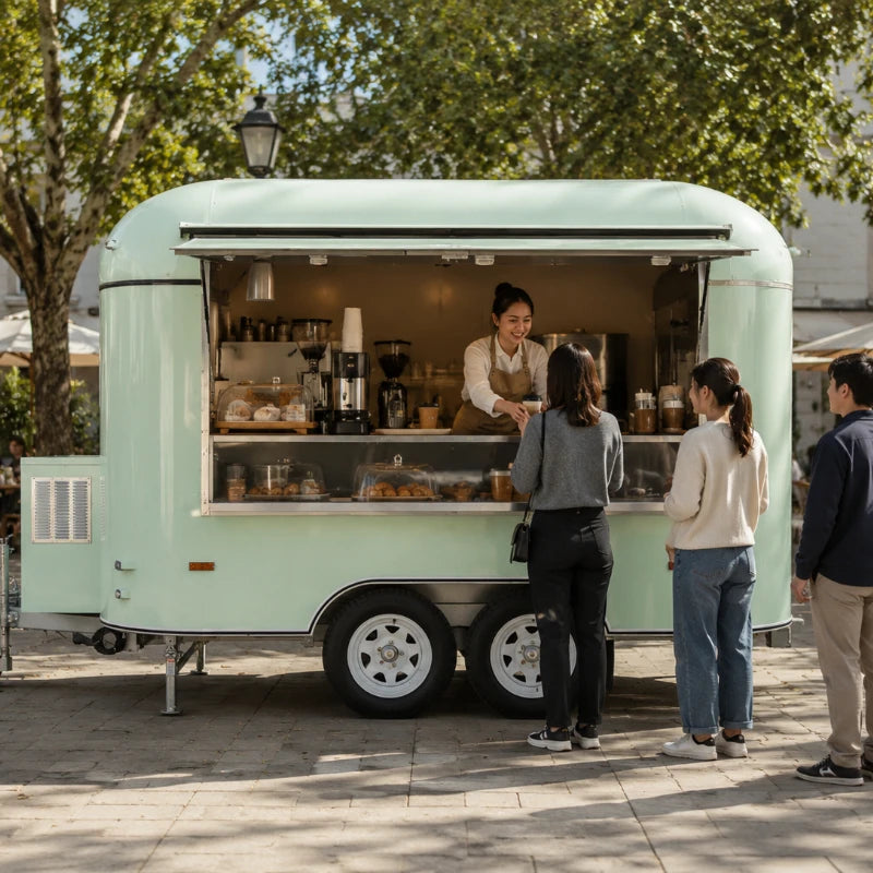 Desserts Food Trailer – Fully Equipped Custom Mobile Kitchen