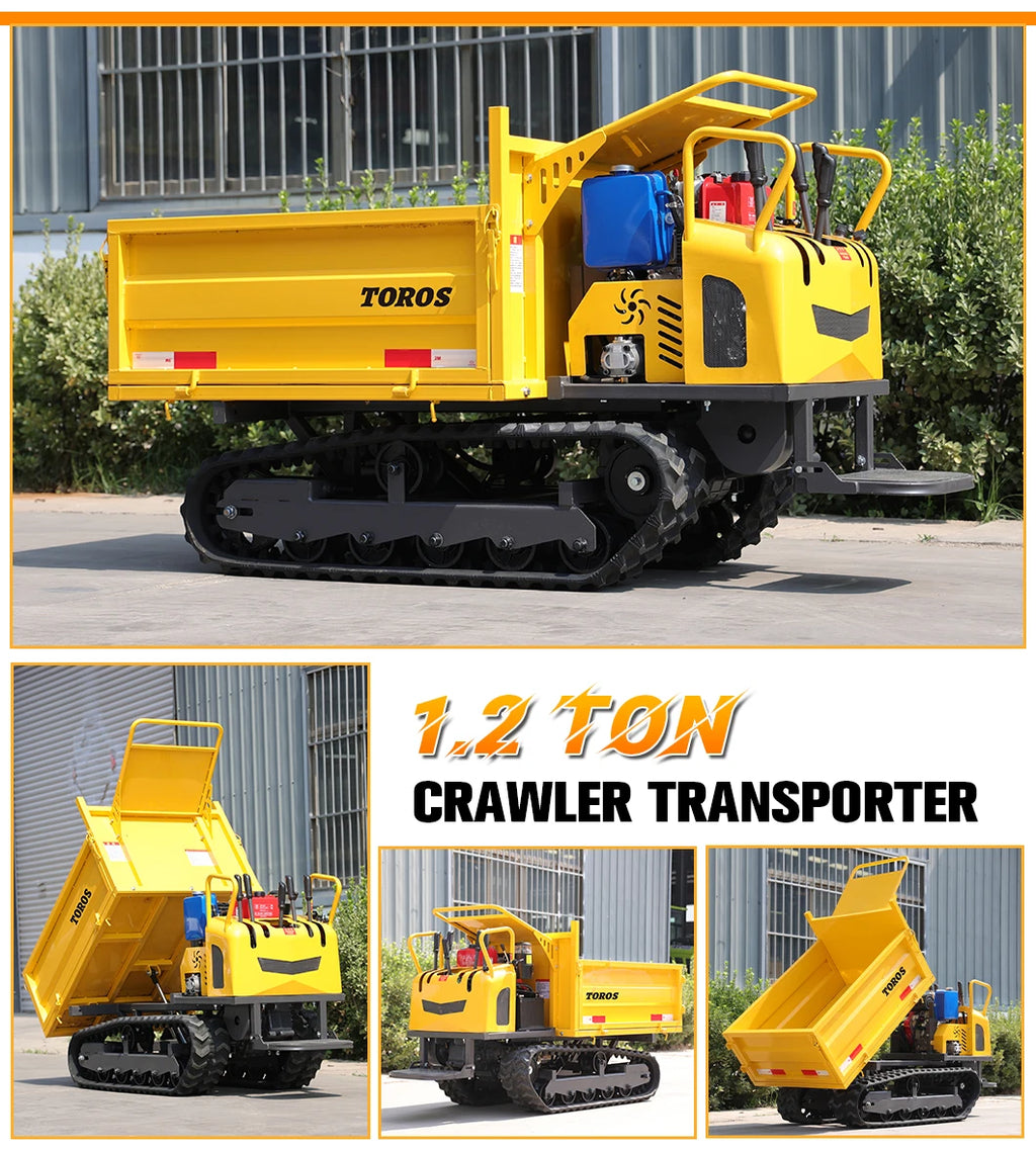 TOROS Mini Crawler Dumper - 800/1000 kg - TRS-08