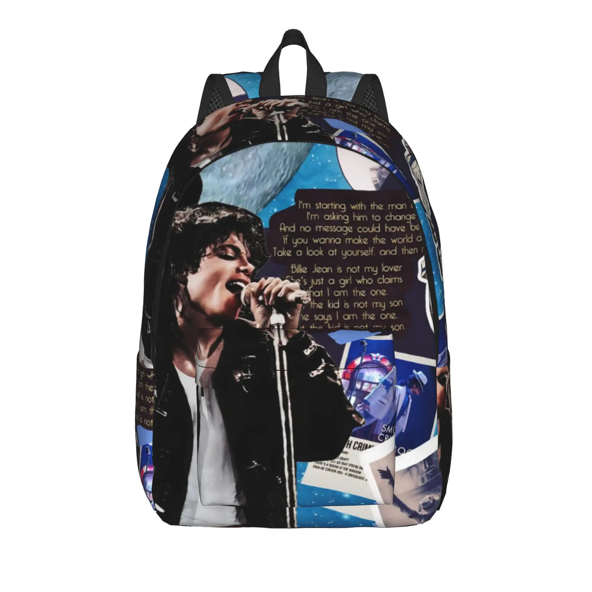 King Of Pop Collage Backpack