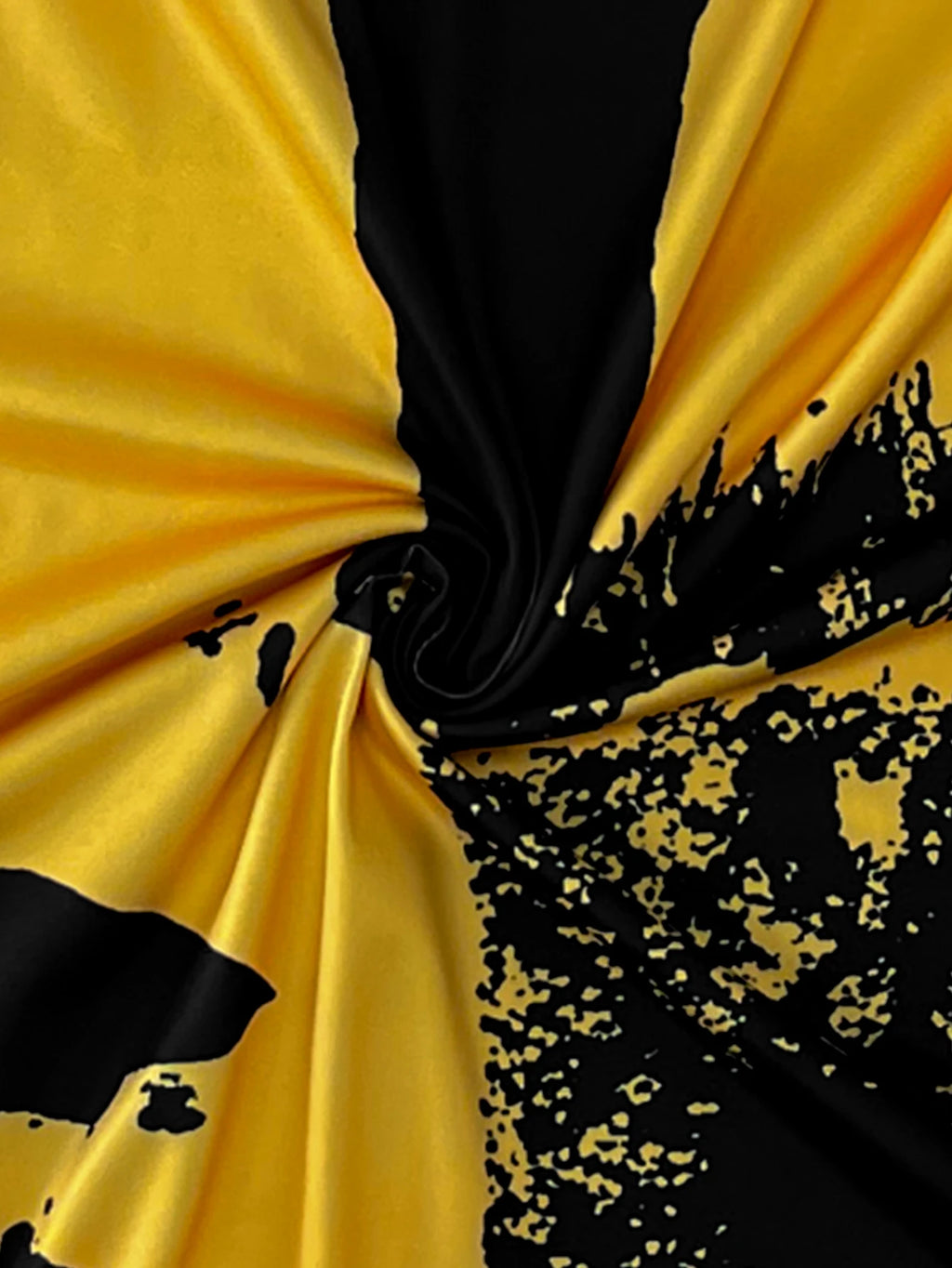 Plus Size Yellow Black Abstract Print Cold Shoulder Maxi Dress Summer Casual Short Sleeve A Line Flowy Long Sundress