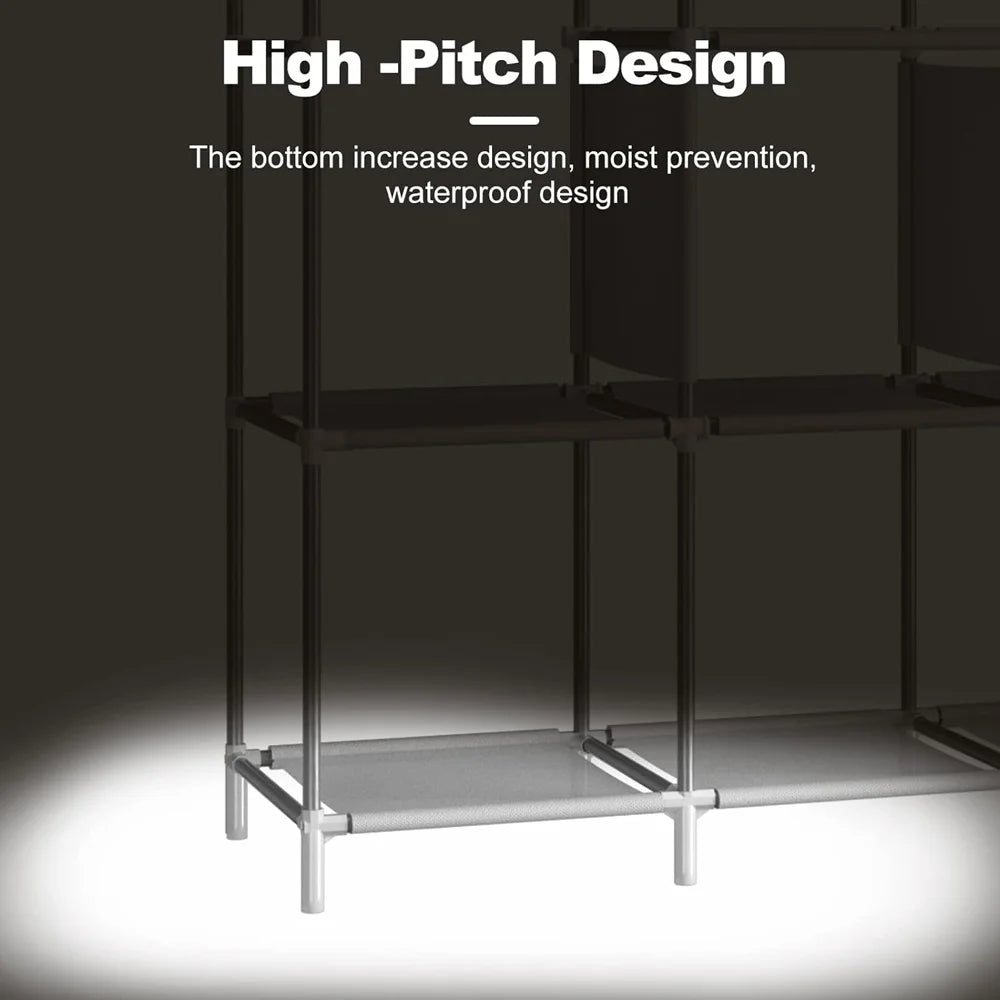 Portable Fabric Wardrobe – 126x44x170cm