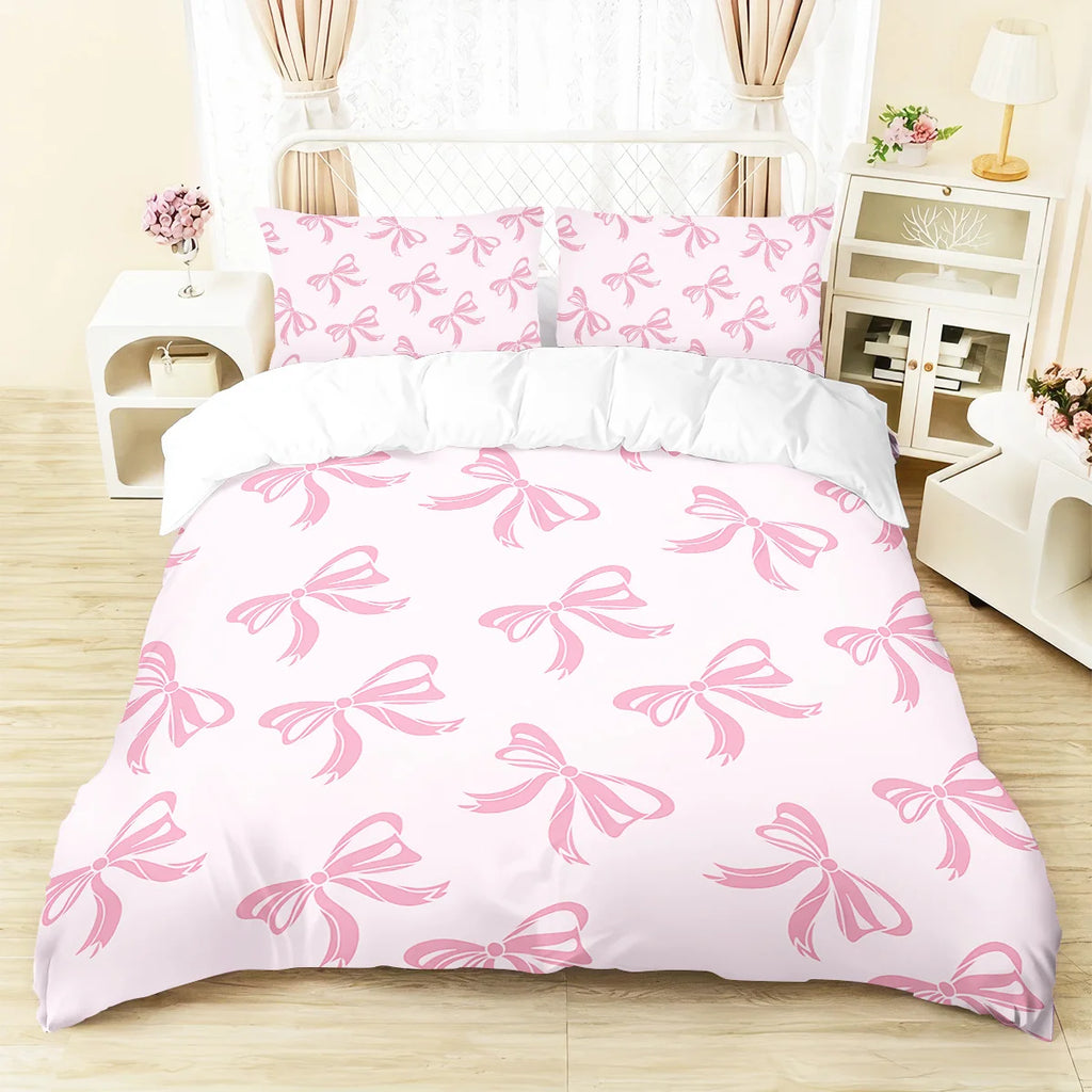 FLUTTER - Butterfly Print Duvet Cover Set - Soft, Dreamy & Bedroom-Ready