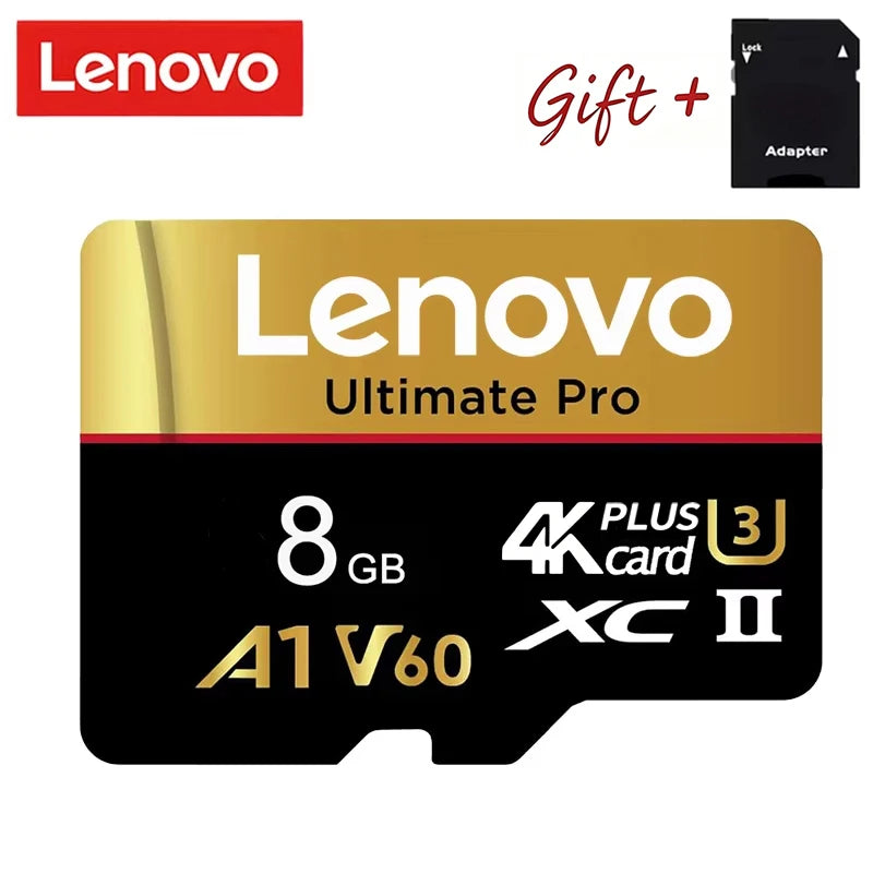 Lenovo Ultimate Pro MicroSD - 512GB/256GB/128GB + Adapter