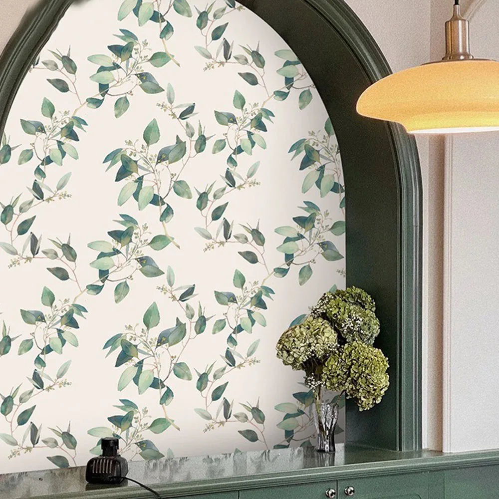 BOTANICAL FLORAL PEEL & STICK WALLPAPER - PVC Self-Adhesive, 5 Patterns - Quiet Rooms