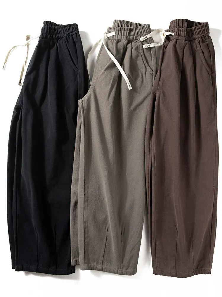 SAFARI CARGO - Men's Cotton Wide Leg Pants - Four Seasons, Zero Compromise