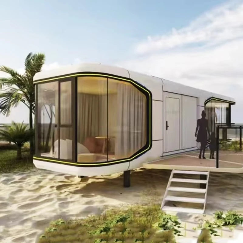 Modular Capsule House Hotel - Prefab Camping Capsule Cabin Tiny Home