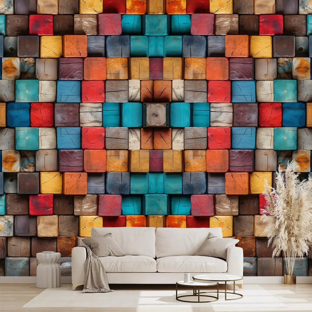 RUSTIC WOOD PLANK TAPESTRY - 100% Polyester, 9 Sizes - Raw Walls