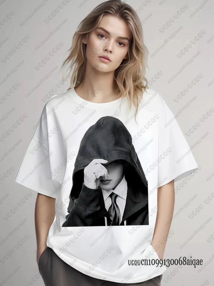 K-pop Famous Singer Polera Manga Corta Print T-shirts For Women 2026 World Tour Concert T-shirts Fans Gifts Y2K Boy Band Tops
