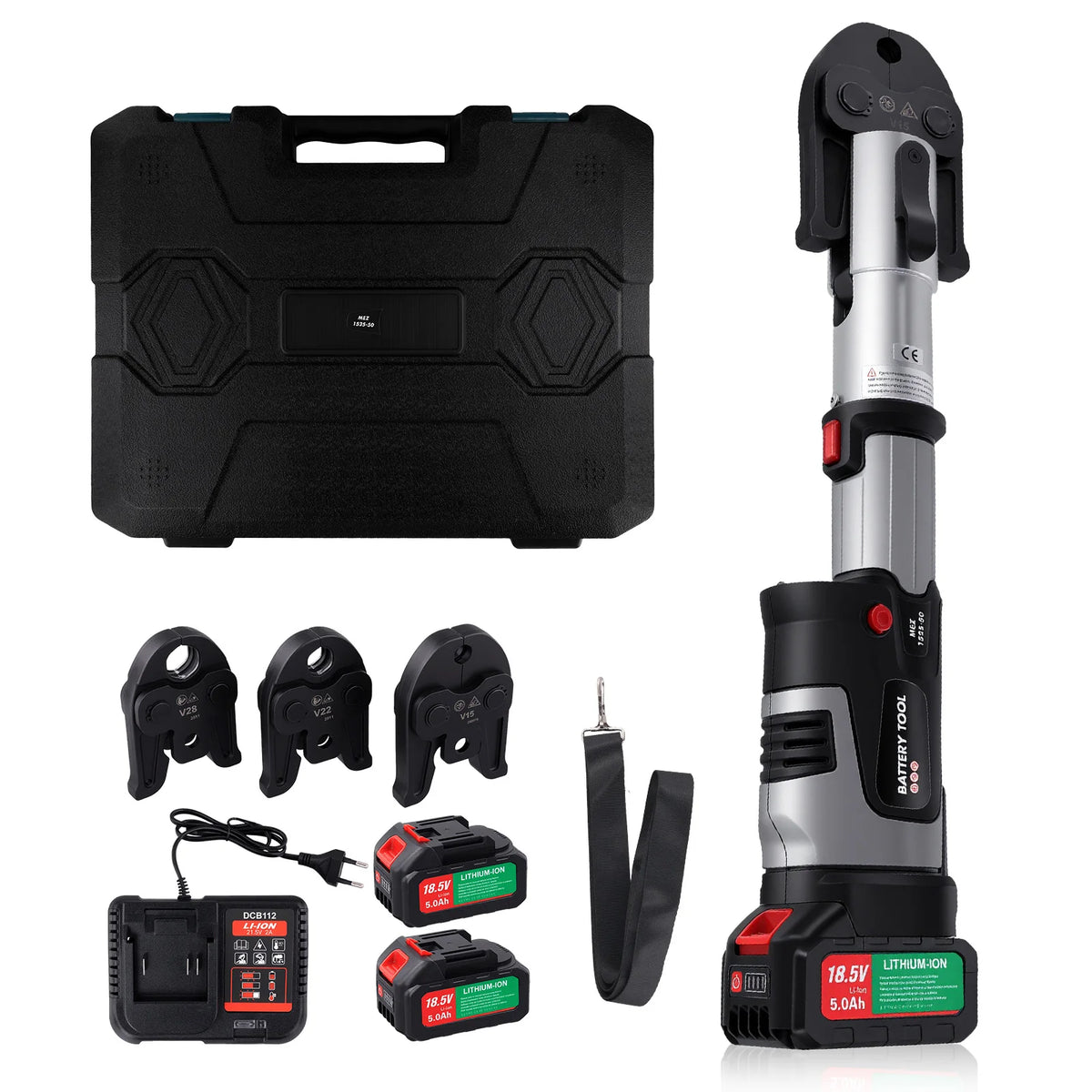 Cordless Pipe Crimper - 18V Hydraulic - Plumbing Power