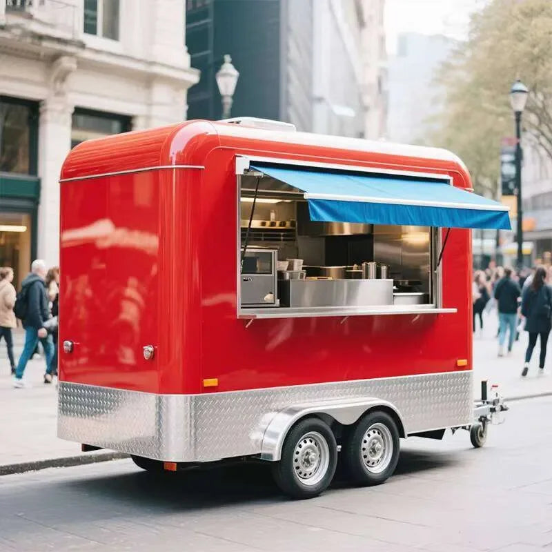 Reliable Square Food Trailer – Mobile Kitchen Custom Interior