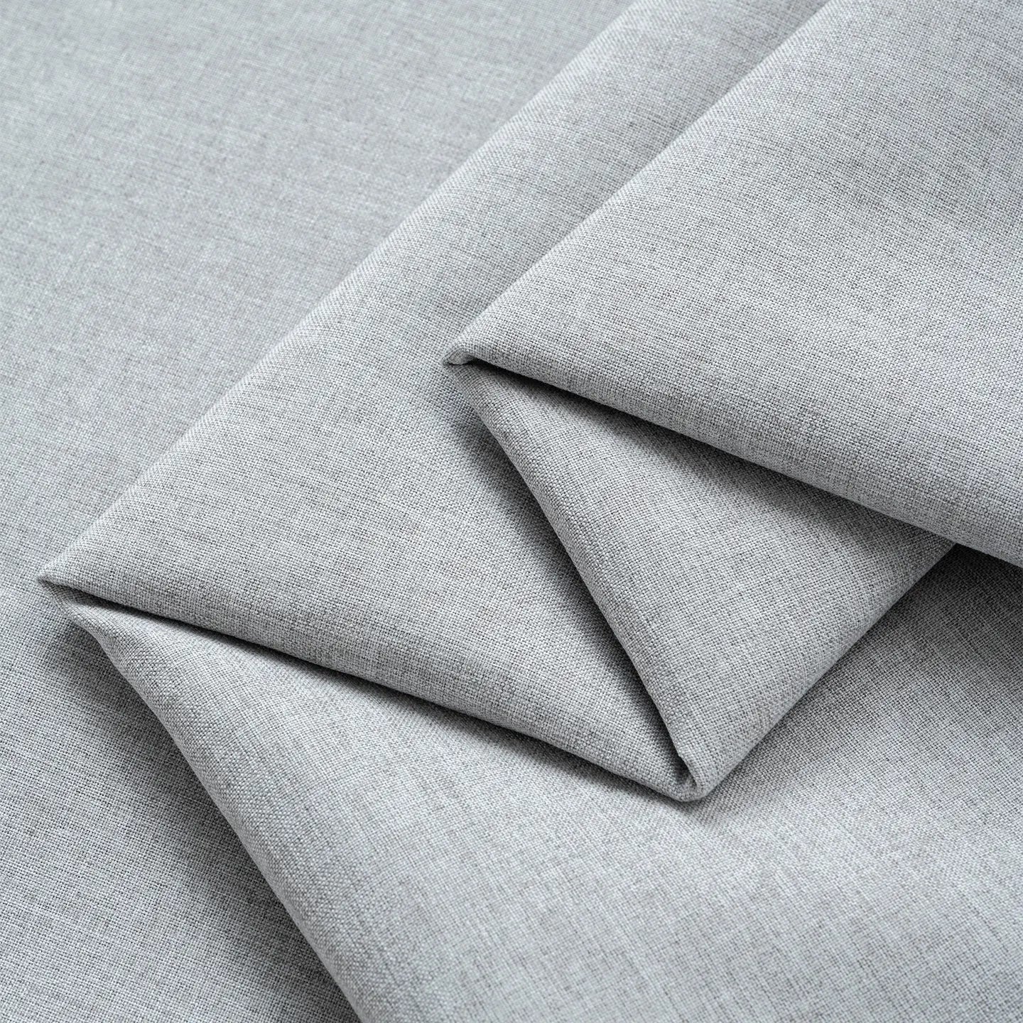 THICKENED PLAIN LINEN-LOOK FABRIC - 100% Polyester, 420g/m, 148cm Wide - Solid Rooms