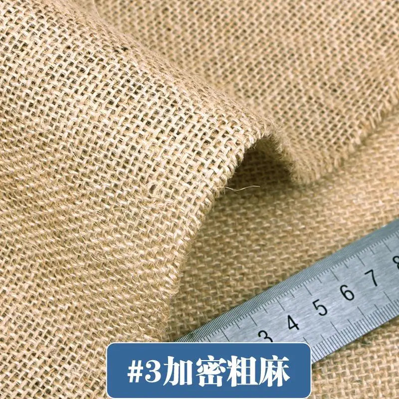 Natural Burlap Jute Fabric – 150x50cm, 7 Colors