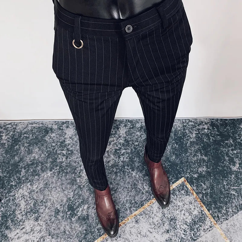 SLIM FORMAL - Men's Stretch Suit Pants - Slim Fit, 10 Colors, Sizes 28-36
