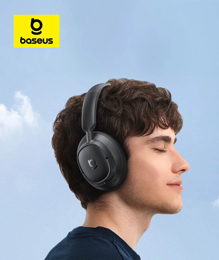 Baseus EH10 ANC Wireless Headphones – 45dB Adaptive Hi-Res LDAC Bluetooth 6.0 80H