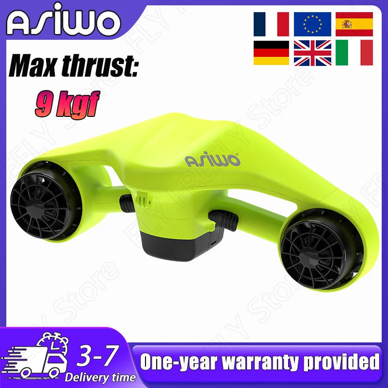 ASIWO Underwater Scooter - Three Speeds - Ocean Moments