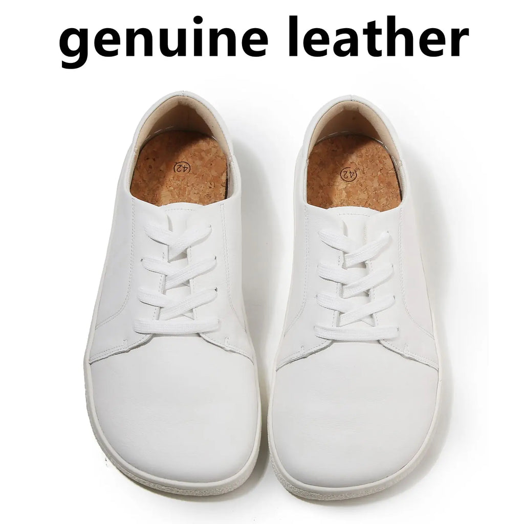 GROUNDFEEL - Barefoot Genuine Leather Sneakers - Feel Every Step, Miss Nothing