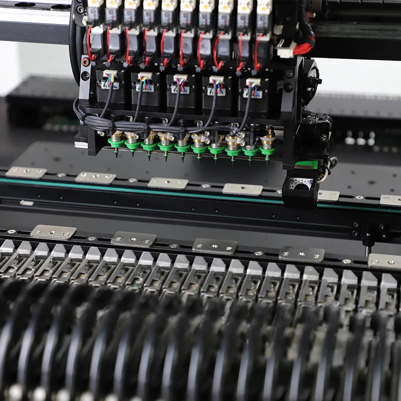 SMT1010 PICK & PLACE MACHINE - 10 Heads, 19000 pcs/h - Full Production Line