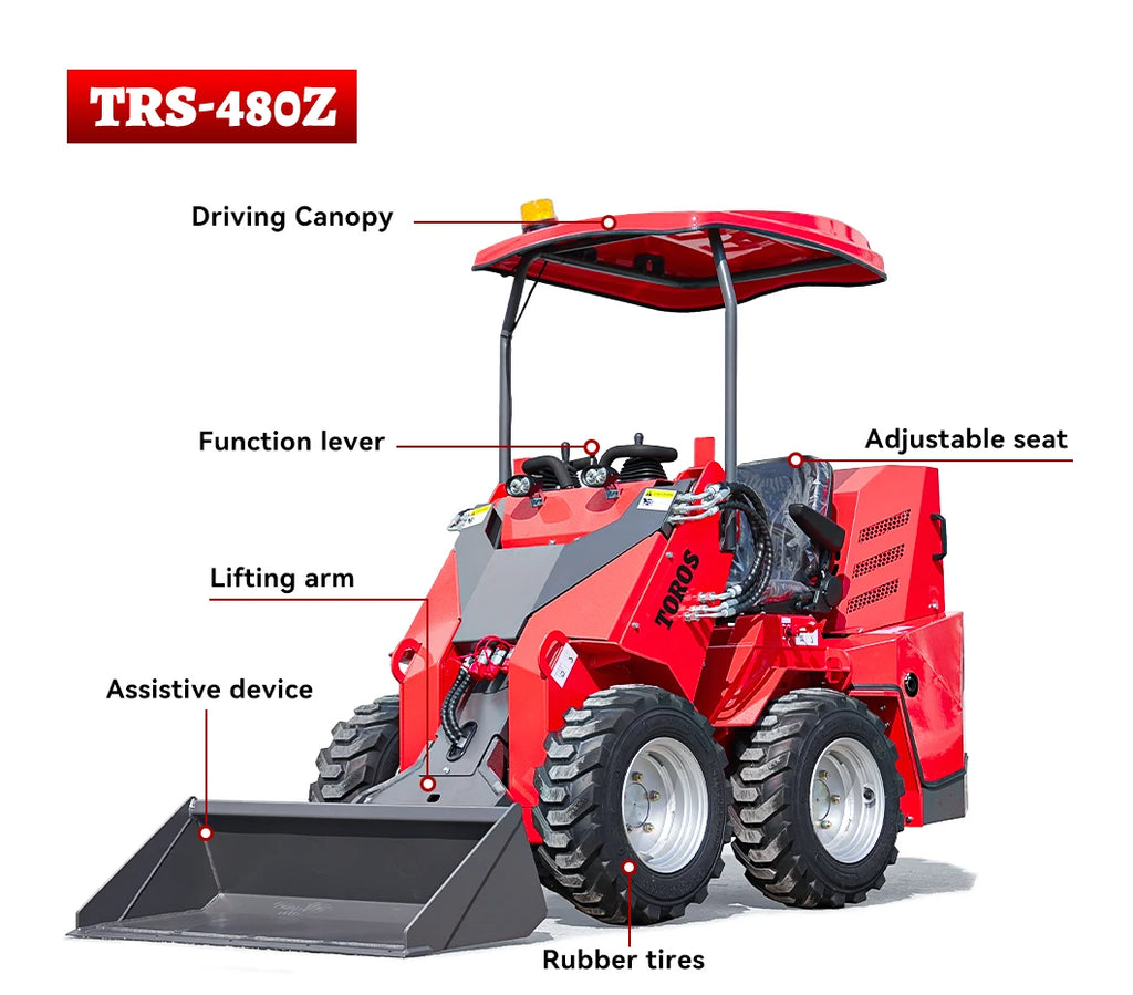 TOROS Huayee Skid Steer - TRS-360Z - Compact