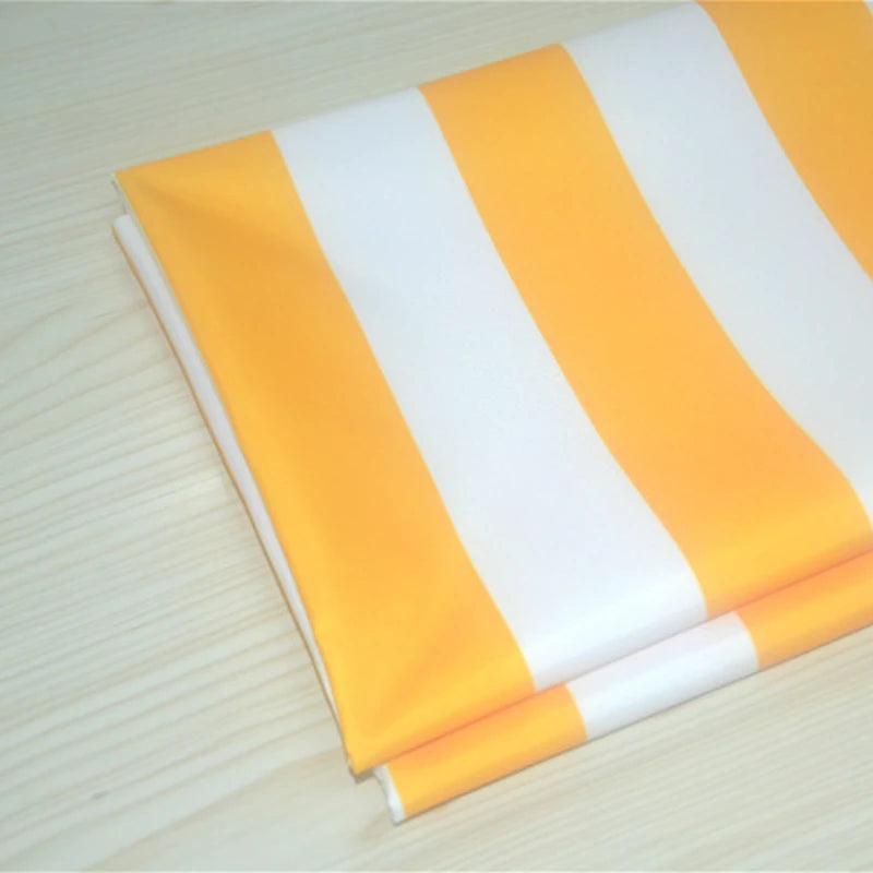 STRIPED OXFORD FABRIC 420D - PU Waterproof, 150cm Wide, 19 Colors - Ready for Rain