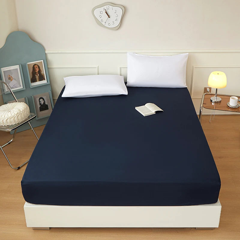 PURE FIT - Solid Color Fitted Sheet - 100% Polyester, Deep Pocket & Easy Care