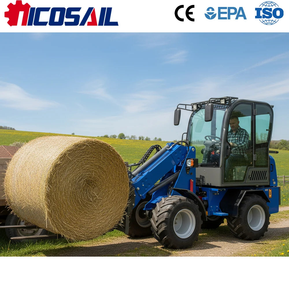 TELESCOPIC LOADER - 0.8 t Load, High Reach - Compact Site Utility