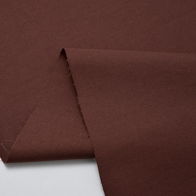 PLAIN COTTON POPLIN FABRIC - 150cm Wide, 46 Solid Colours - Everyday Sewing