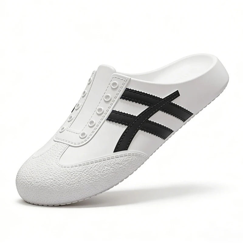 Yellow Eva Mules Clogs Bruce Lee Onitsuka Style Slippers