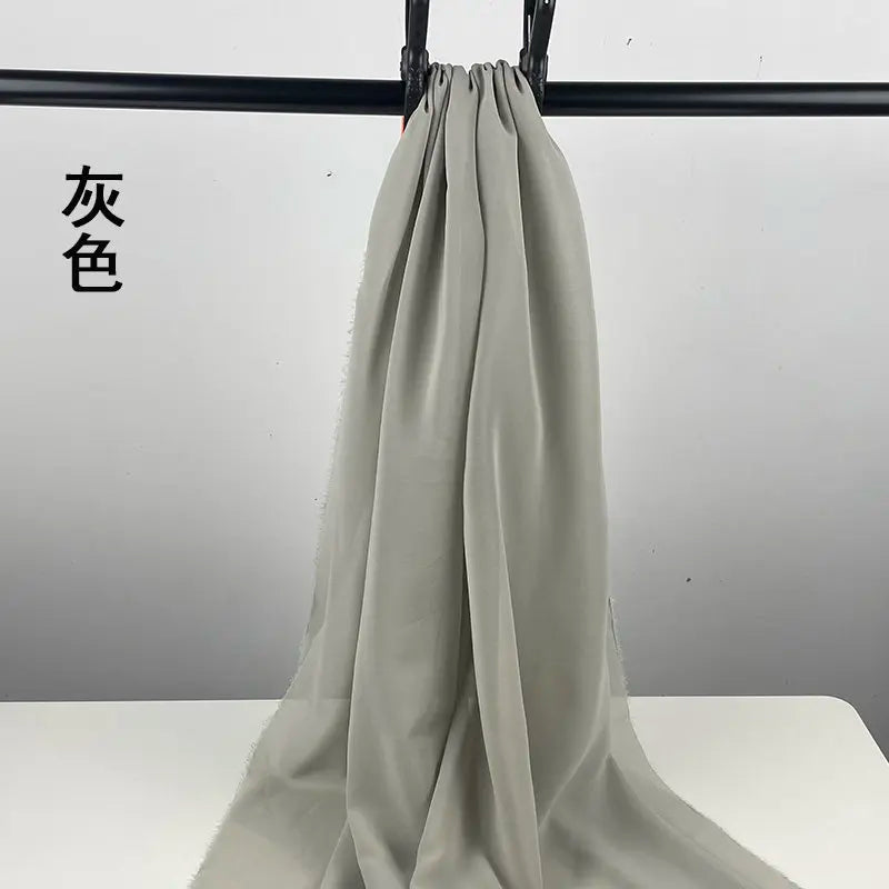 100D CHIFFON FABRIC BY THE METER - Soft Woven Sheer, 55 Colors - Make It Yours