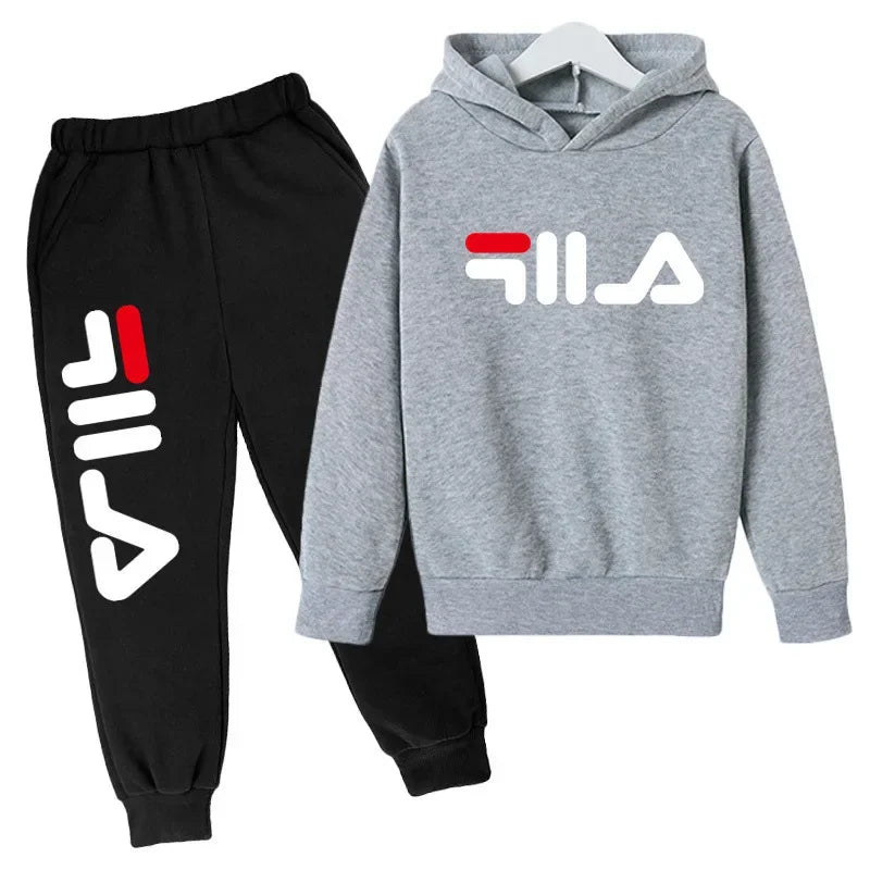 3-13 Years Old 2-piece Girl Sui 2025 Spring and AutumnOutdoor Jogging Suit  Children's Boys and Girls Casual Sports Top + Pants