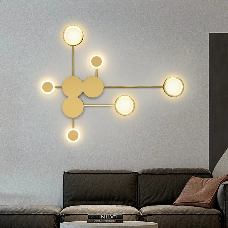 Nordic Minimalist Multi-Head Wall Sconce