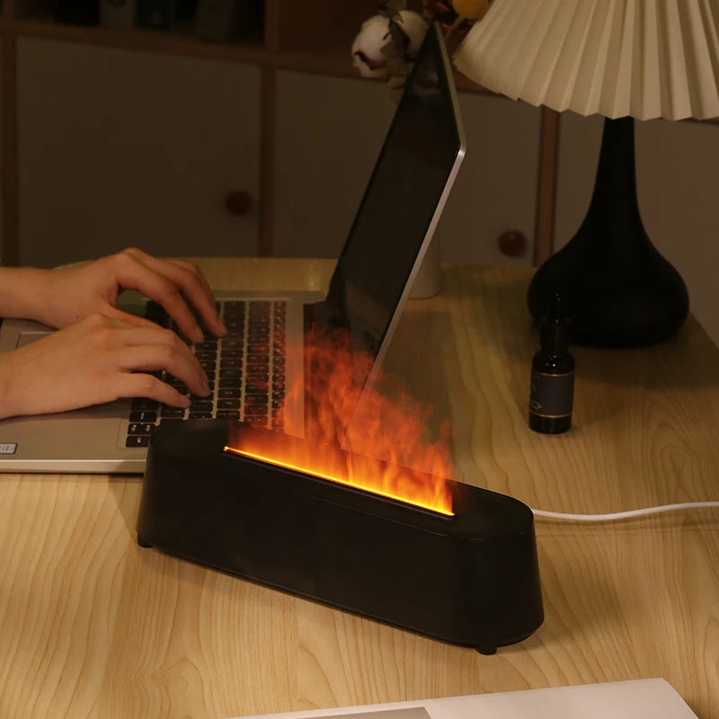 Flame Aroma Diffuser - Cool Mist - 7 Colors