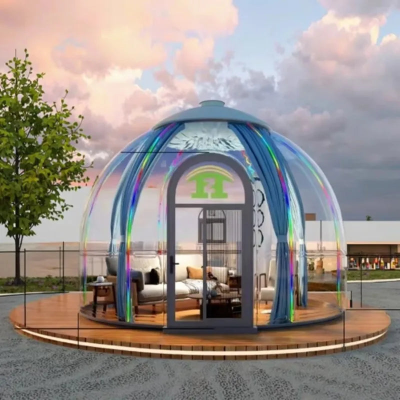 Luxury Bubble Dome House - Transparent Polycarbonate Star Hotel