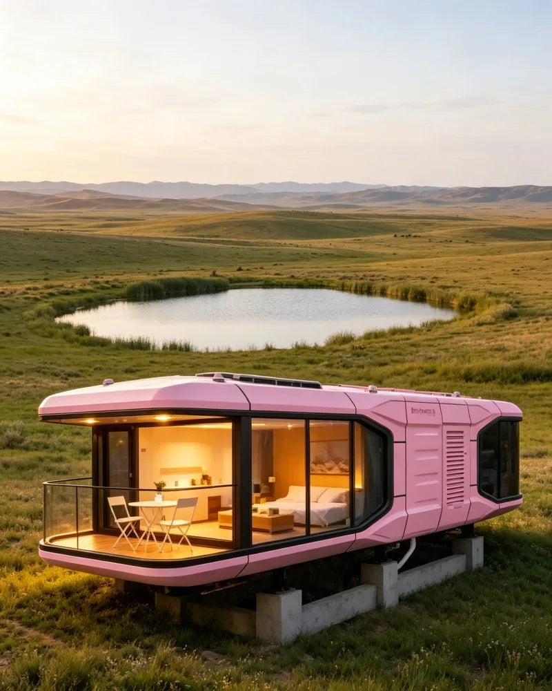 Space Capsule Modular Prefab Tiny Home 40FT