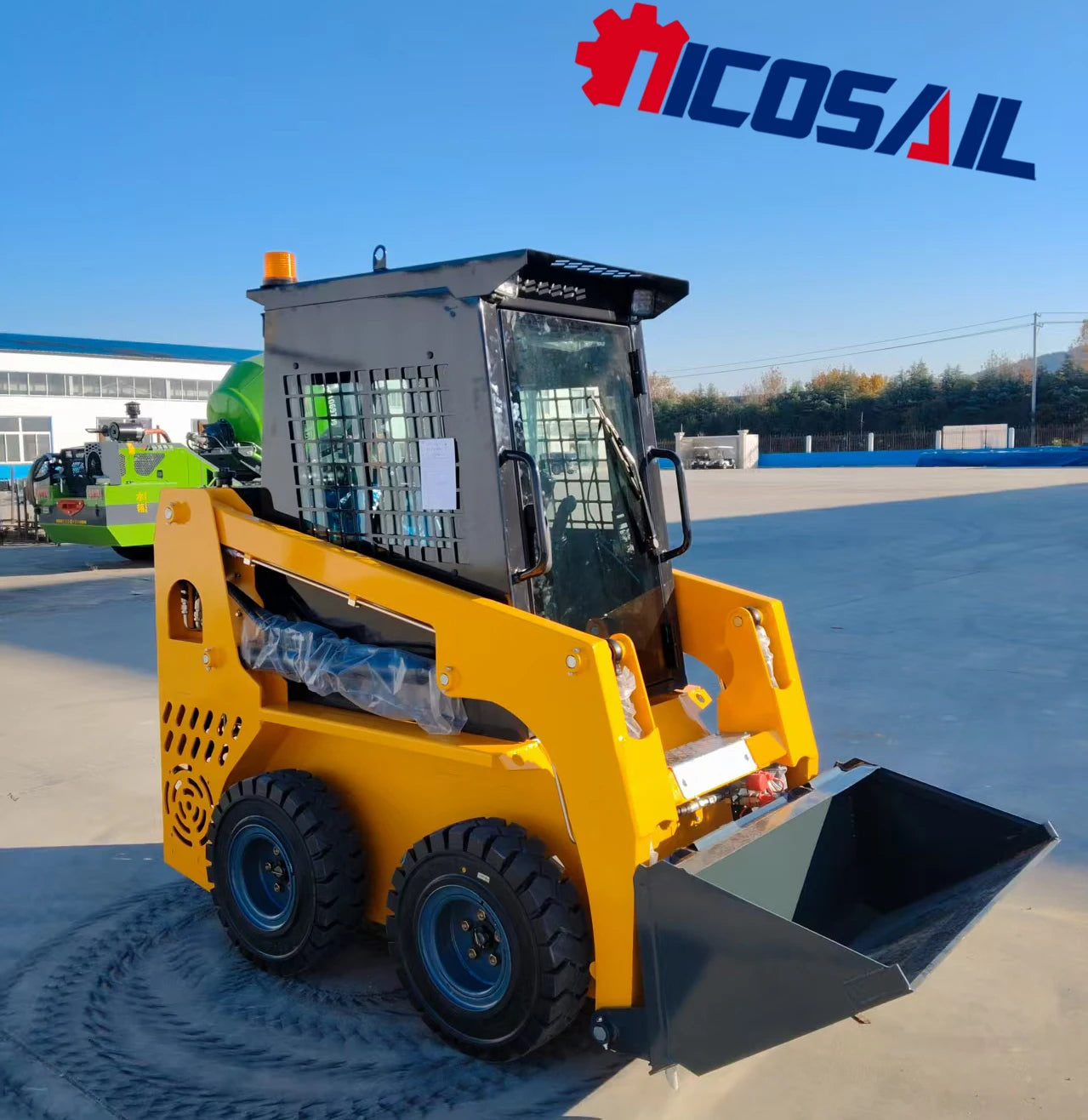 JC25 Mini Wheeled Skid Steer Loader | 1.3 Ton