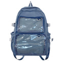 Transparent Ita Backpack - Large Capacity School Bag JK Style