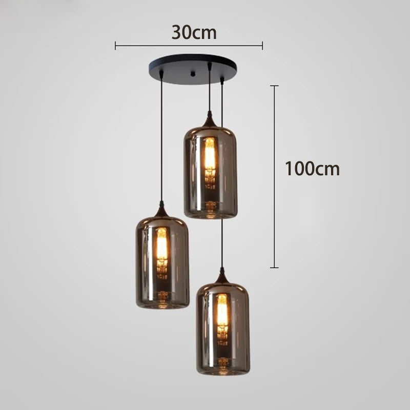 Luxury Crystal Pendant Light – Black/Gold, 1–12 Heads, APP Dimmable