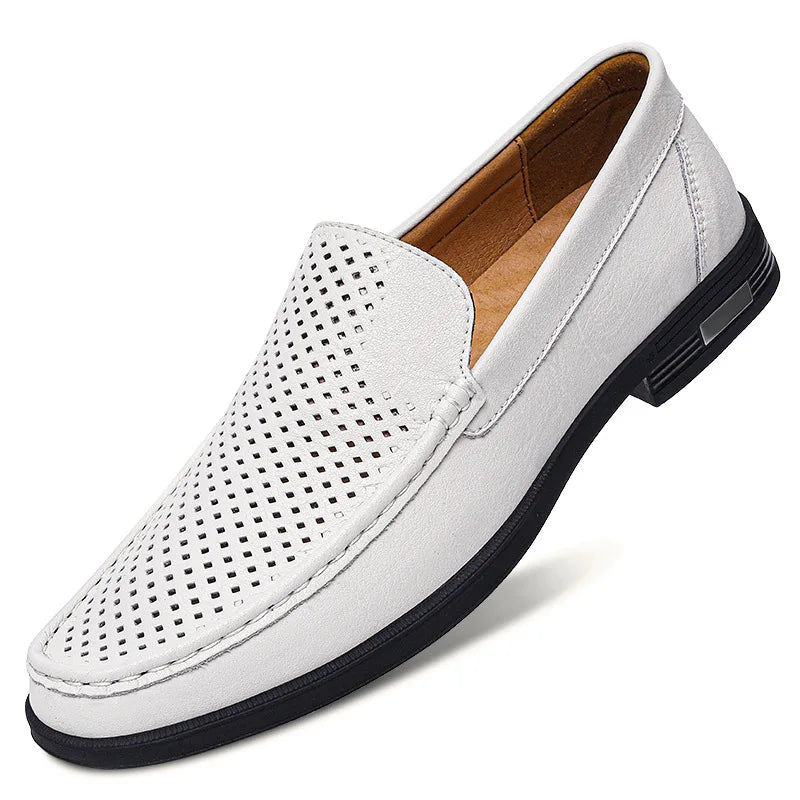 BOARDROOM - Men's Leather Slip-On Formal Dress Shoes - Office, Wedding & Beyond