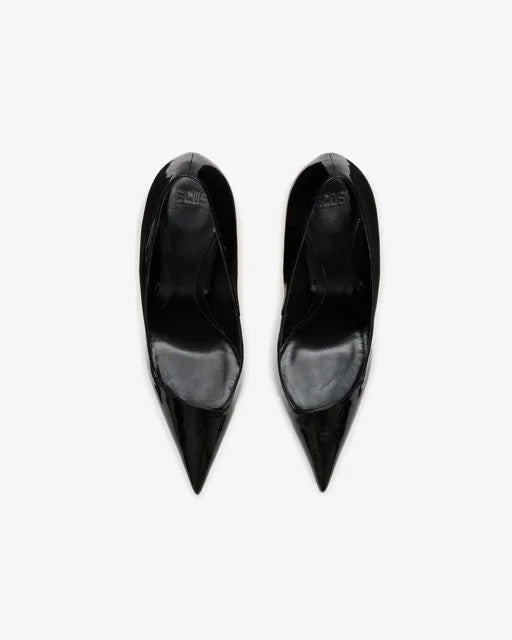 2026 Summer New Metal Tiger Teeth Single Shoes, High Heels, Fashion Show, Women's Wear, Size 44 Women's Sandals
