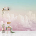 PINK SKY CLOUDS MURAL WALLPAPER - 7 Materials, Custom Size - Dreamy Rooms