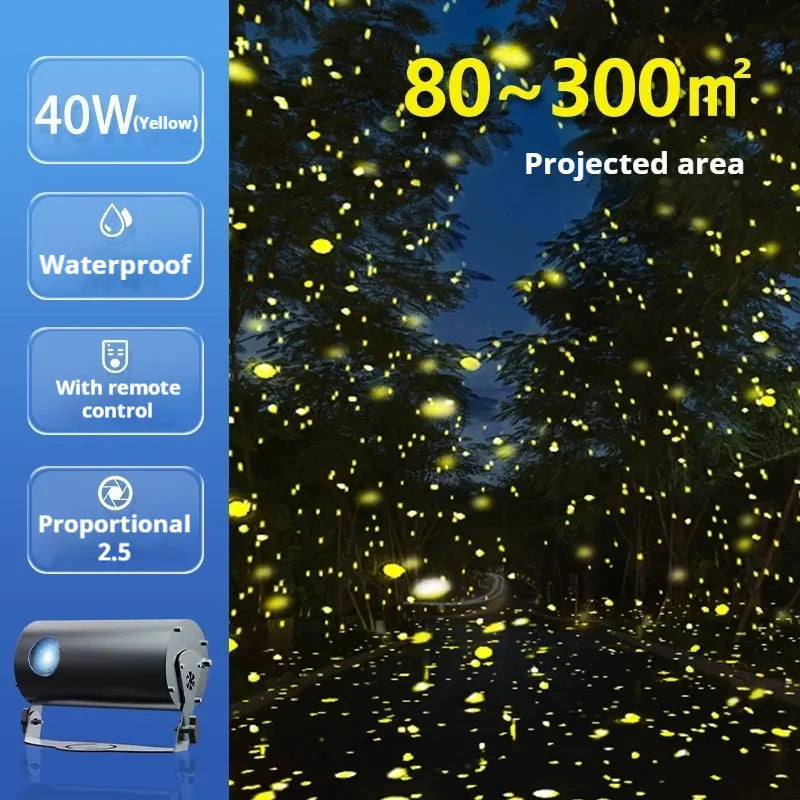 Firefly Laser Projector - 30–40W - Outdoor Glow