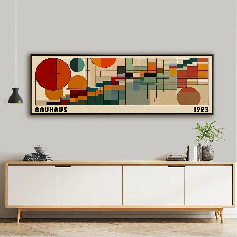 Bauhaus 1923 Wall Art - Japanese retro - abstract canvas